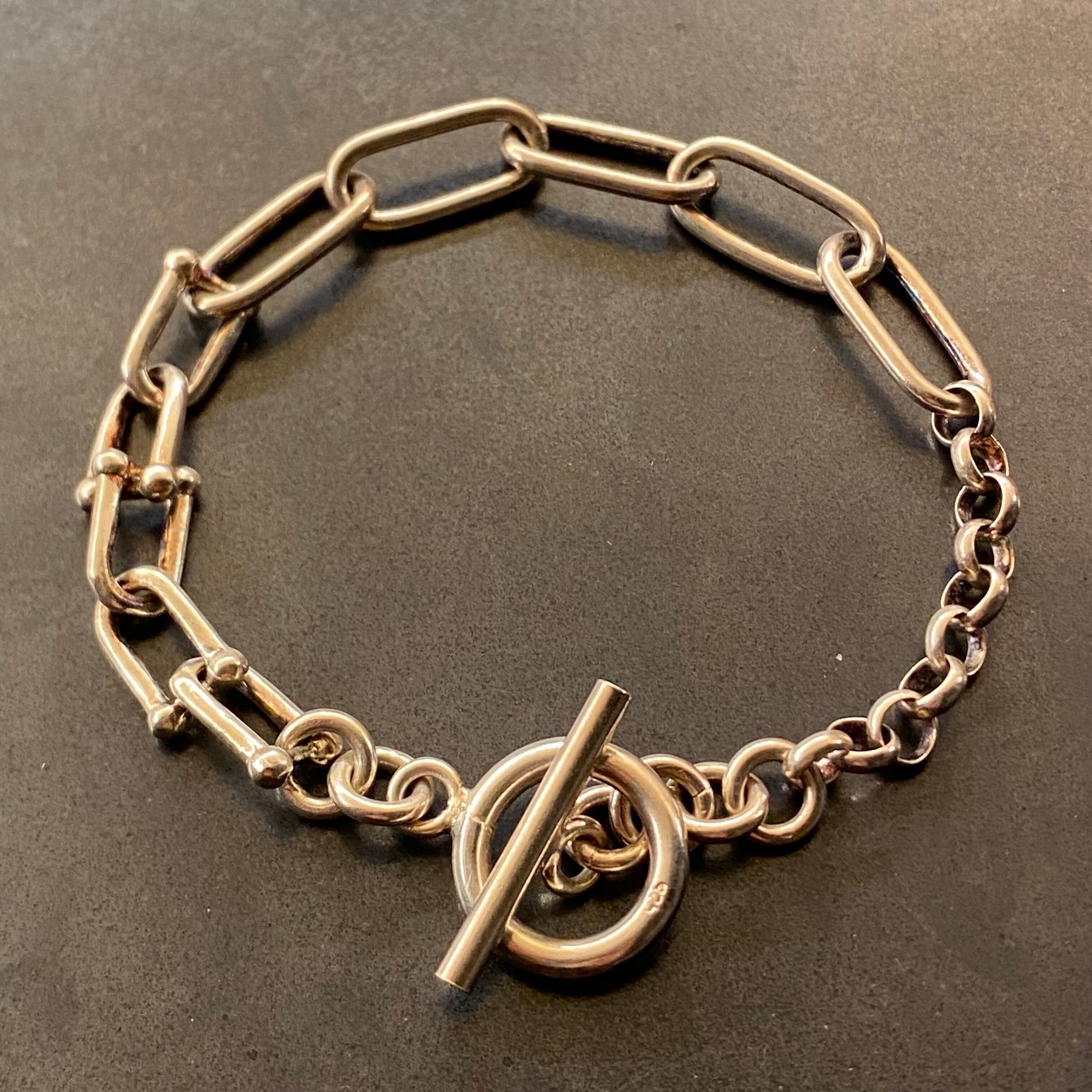 SILVER925 DOCKING DESIGN MANTEL BRACELET/シルバー/ブレスレット