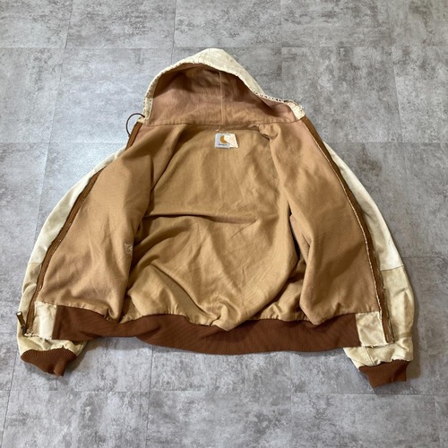 90s Carhartt アクティブジャケット ダック地 サーマルライナー 襤褸 星タグ 無地 USA製 M jacket 詳細写真11