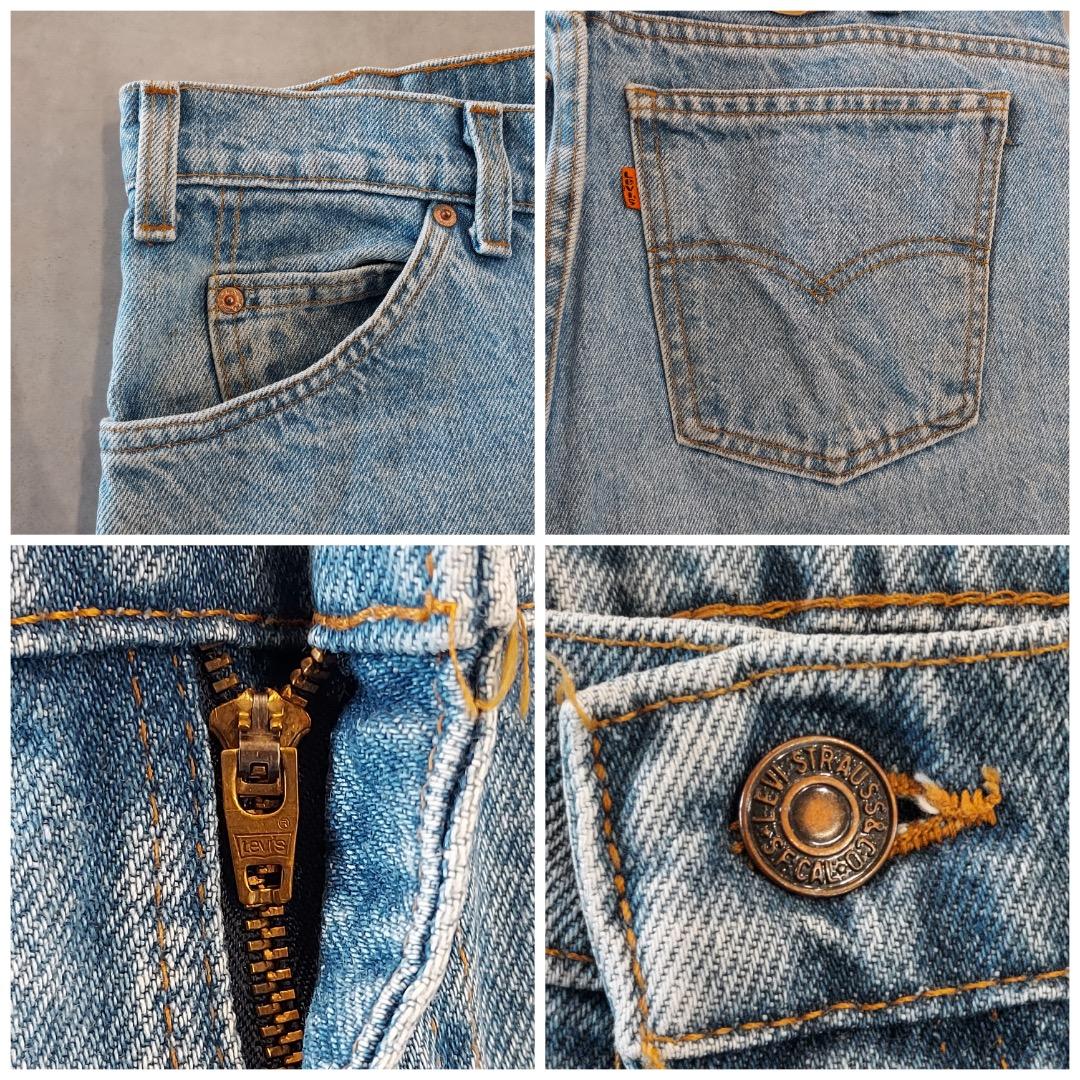 リーバイス550 Levis W36 ペイント 青 古着 90s 21114 リーバイス550 Levis W36 ペイント 青 古着 90s 21114 | fuufu