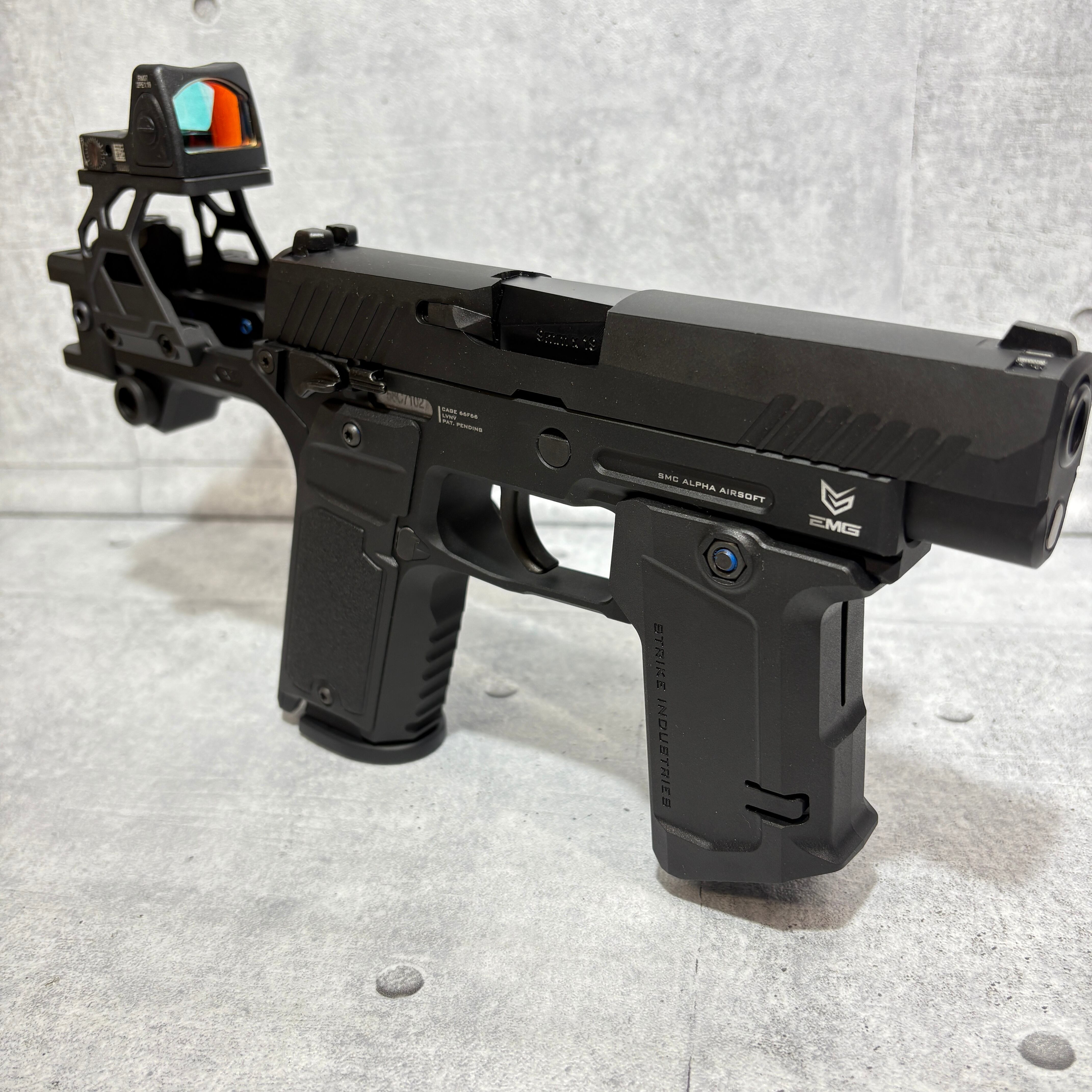 CUSTOM】EMG/Strike Industries SMC ALPHA キット 東京マルイP320組込
