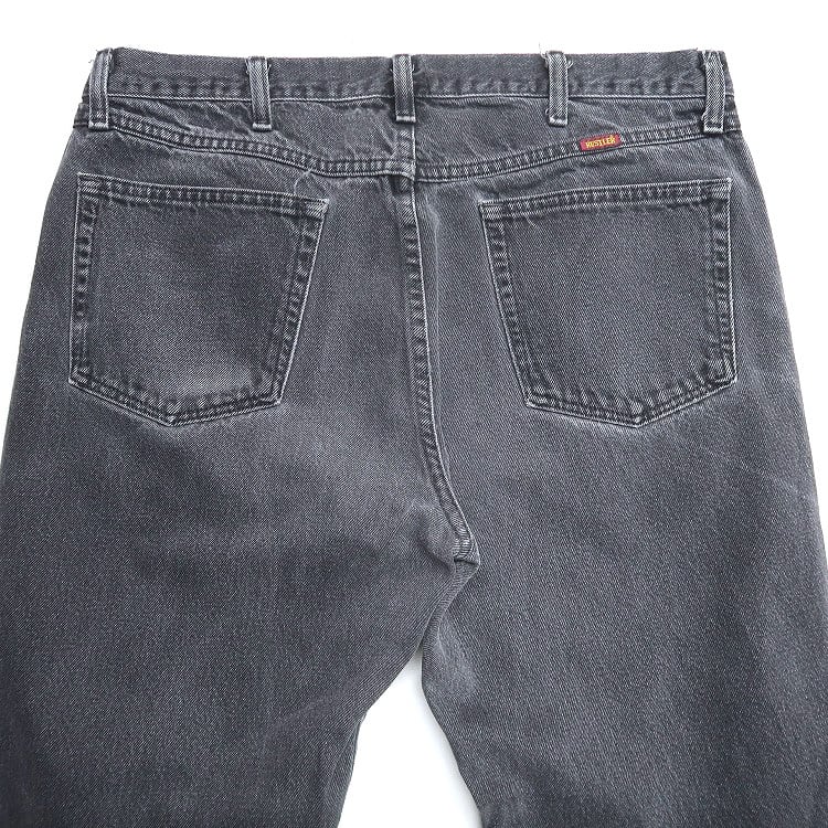 古着 RUSTLER ラスラー ブラックデニムパンツ ジーンズ ジーパン 表記
