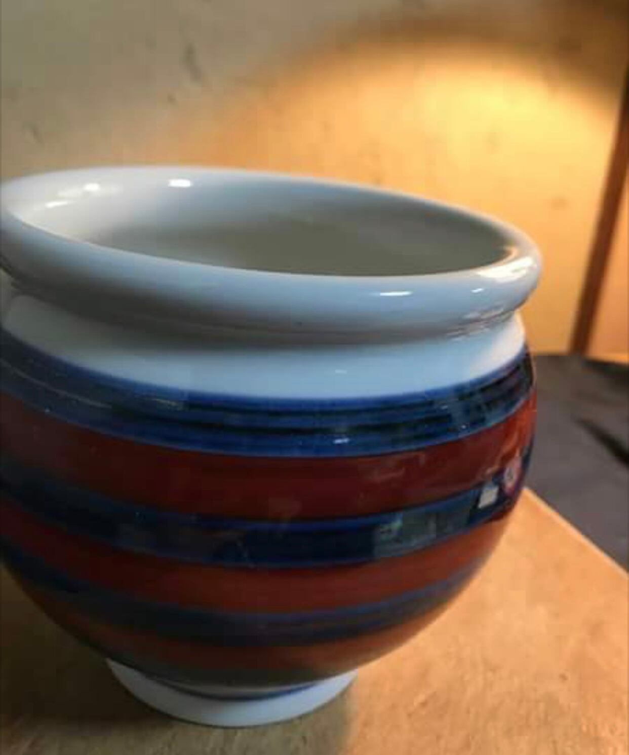 藍地硝子四方菓子鉢 良樹作