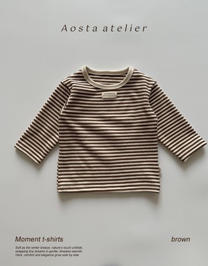 【Aosta】 モダンティ／ブラウン（70–110cm）2025冬