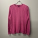LANDS' END ニットセーター M ピンク ランズエンド