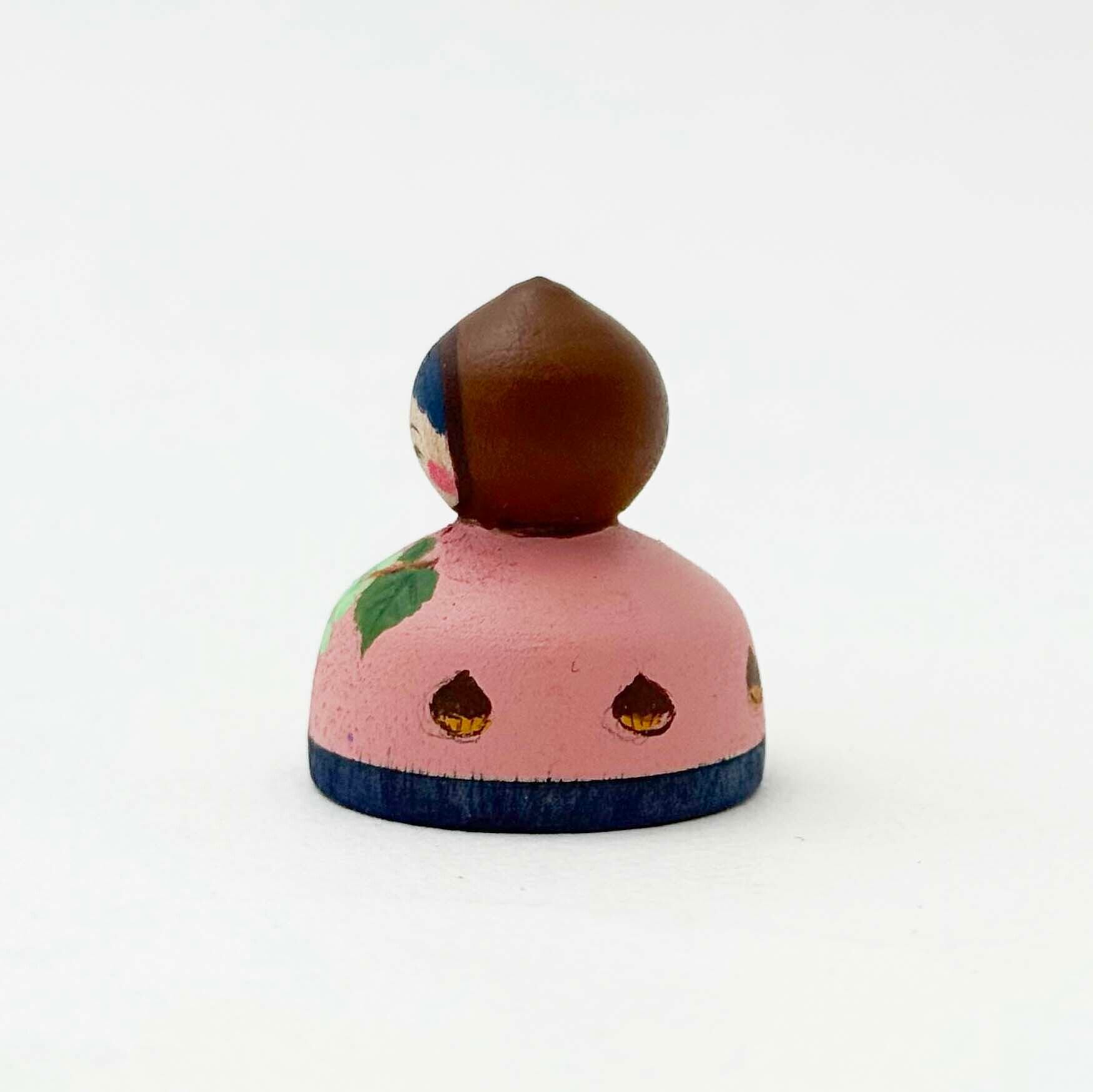 新型フルーツこけし / 笹原綾工人（ピンク）