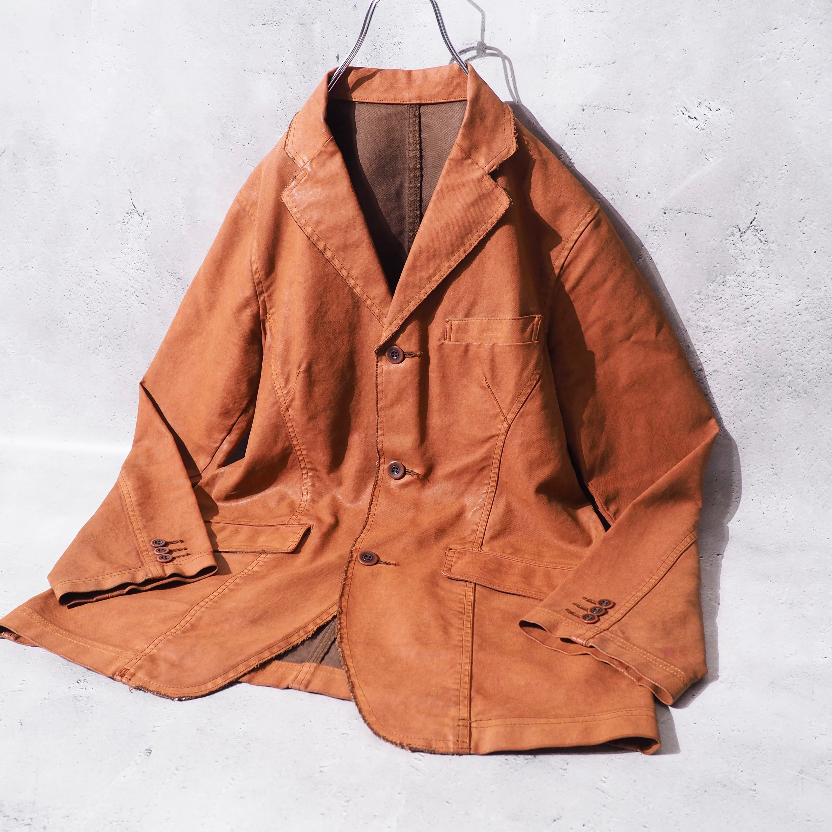 1990s " Monsieur Nicole " ” 染色 ” Over dye coating vintage jacket