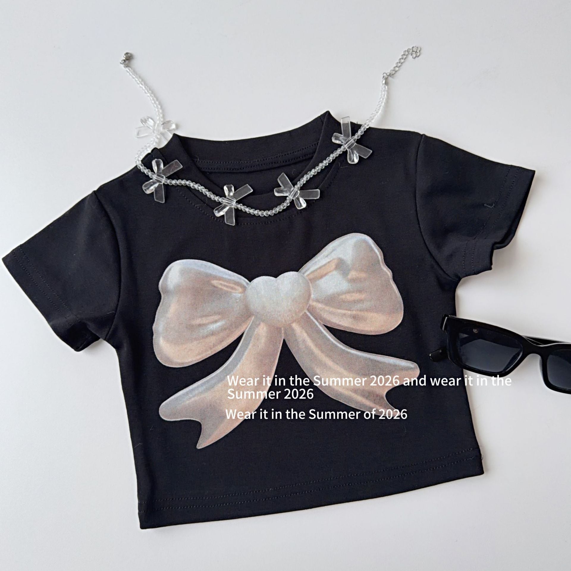シルバーリボンTシャツ
