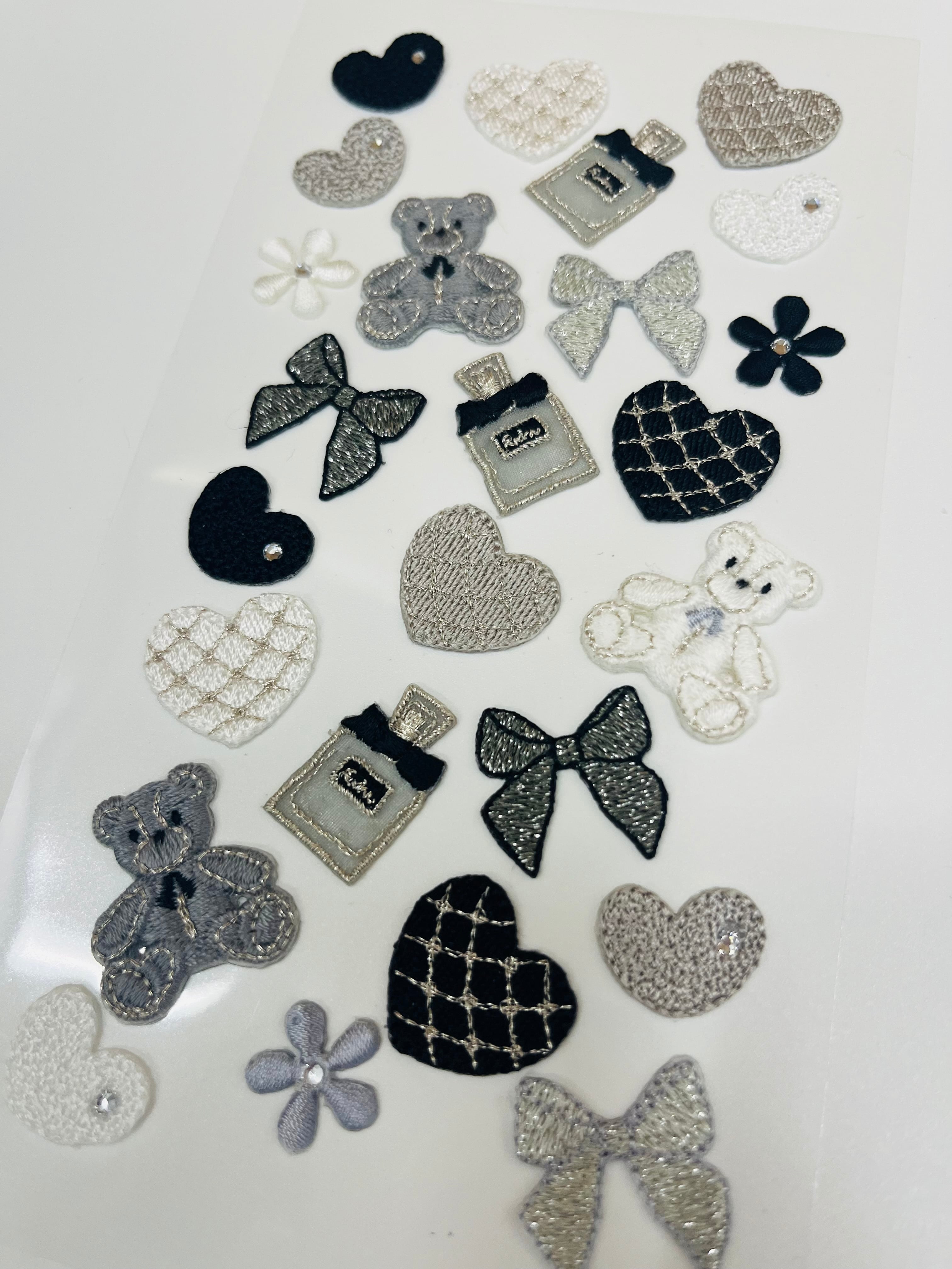 リトルチャームシール　黒