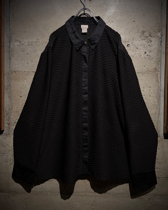 【Caka】“CHICO’S” 3D Design Vintage L/S Shirt