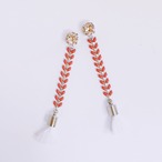 Leafchain×tassel P/E(coral PINK）