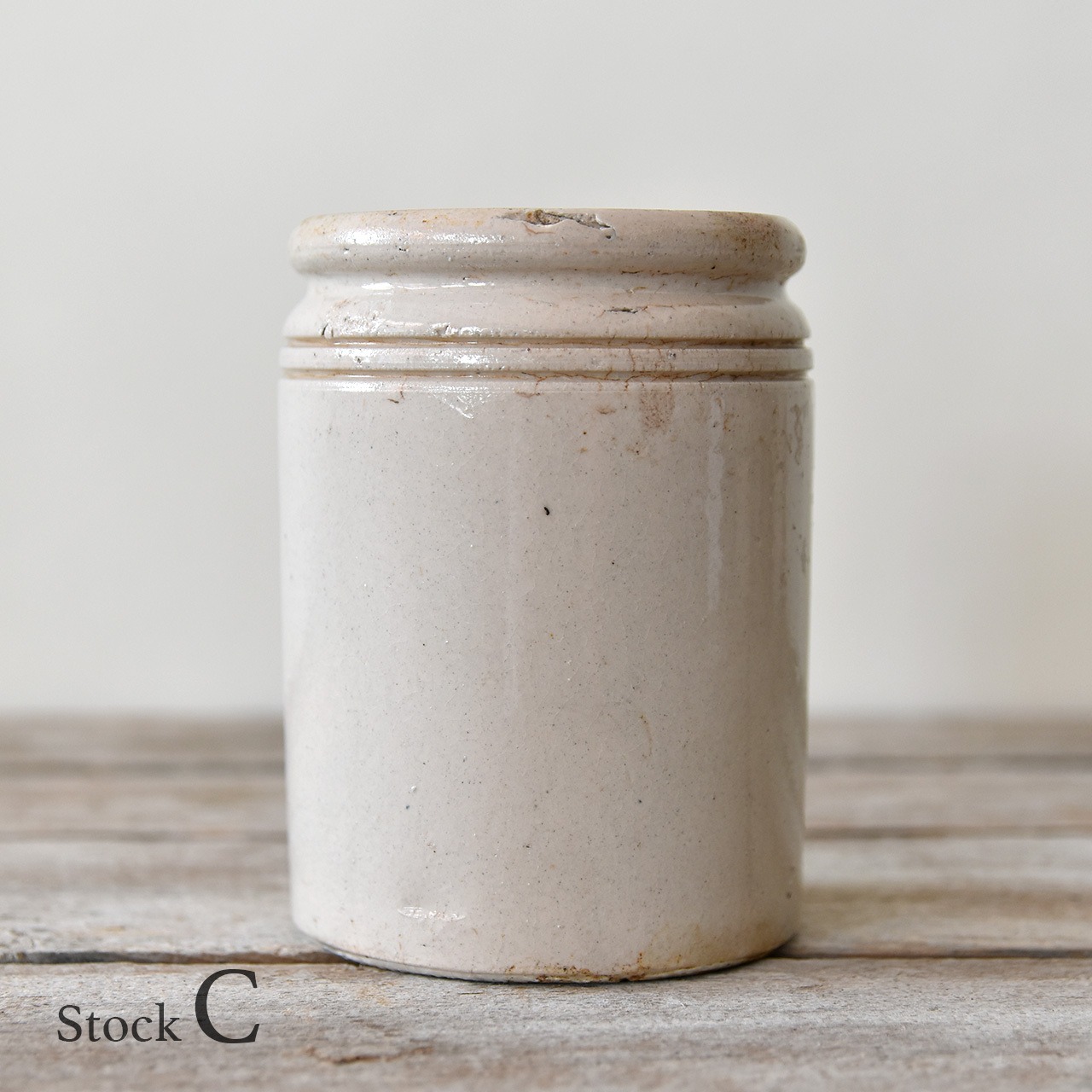 Stoneware Jam Jar 【C】/ 絵になる陶器のジャムポット / 2208W-001C