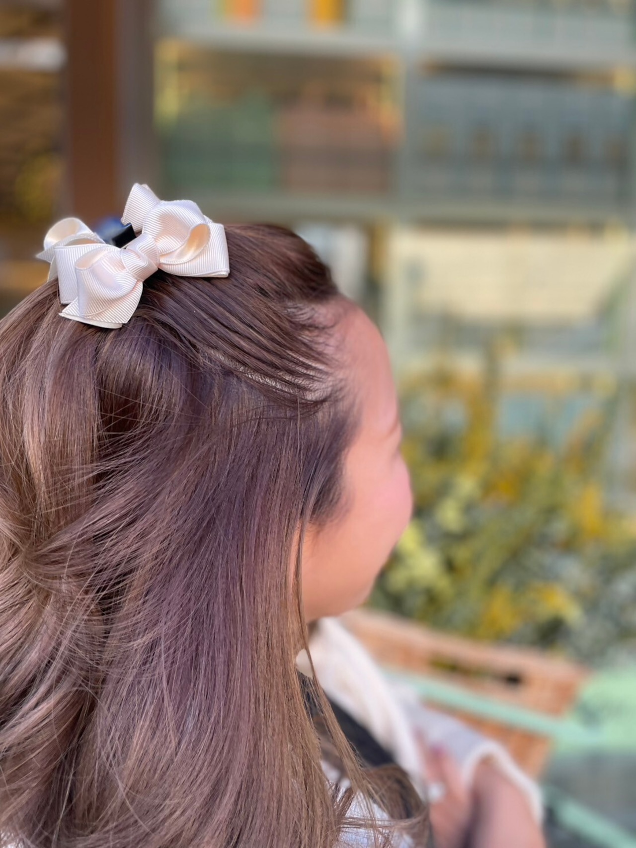 グログランサテンワニクリップ ミニ