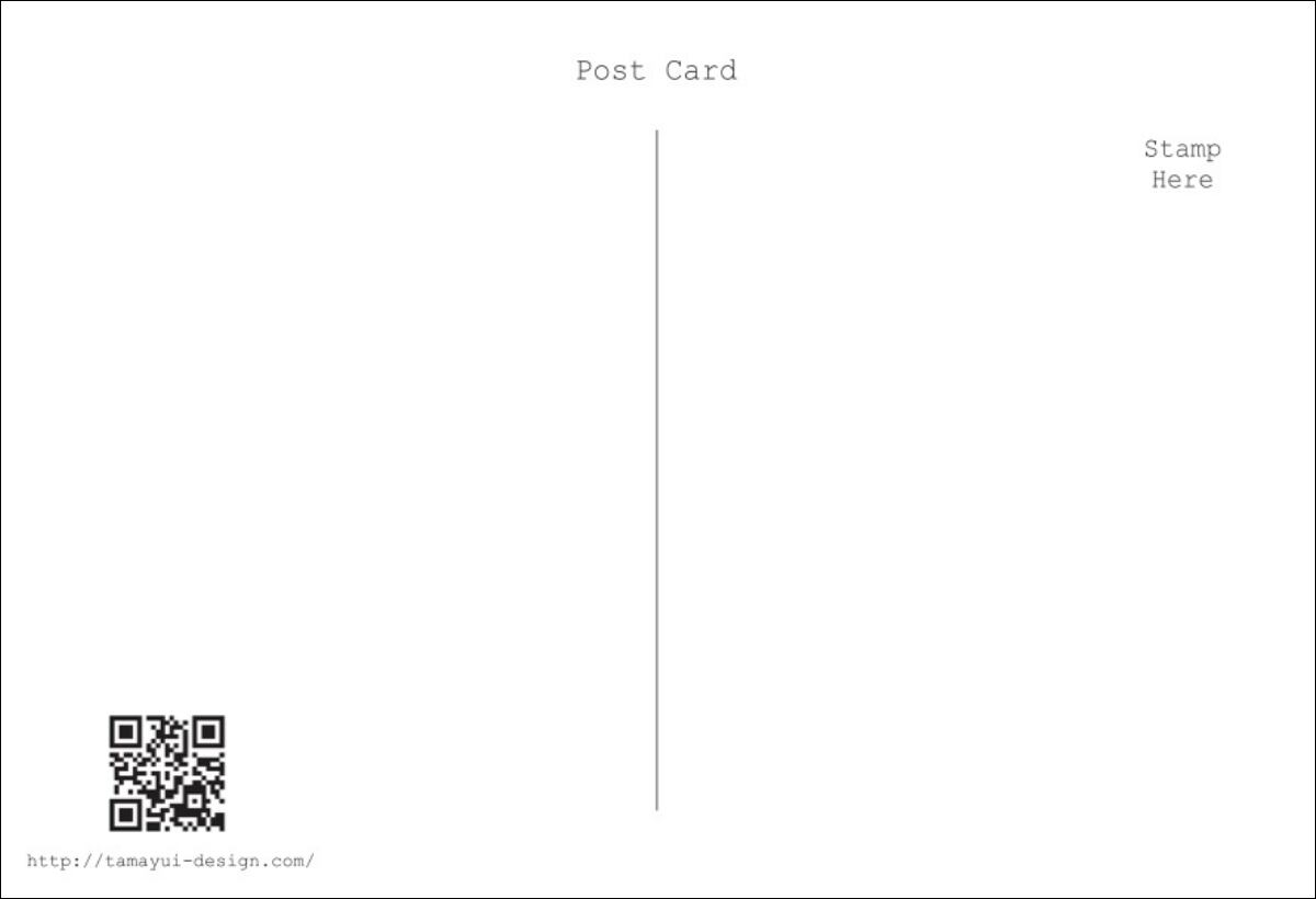 ポストカード -黒猫とこ