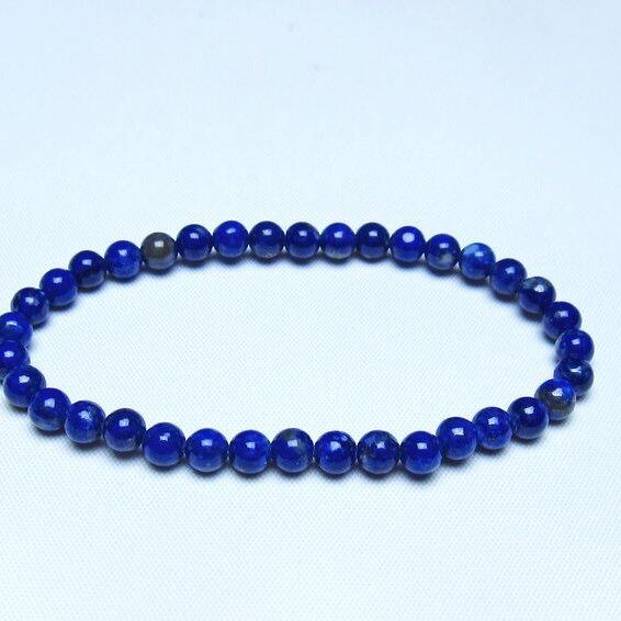 ラピスラズリ ブレスレット 5mm 一点物 メール便可 [M便 1/10] 111-48411