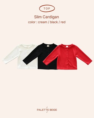 the beige［取寄］slim cardigan 26winter