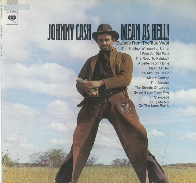 JOHNNY CASH / MEAN AS HELL! (BALLADS FROM THE TRUE WEST) (LP)  USA盤