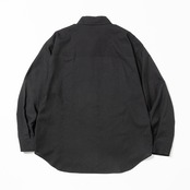 meanswhile Side Slit Open Collar L/S SH
