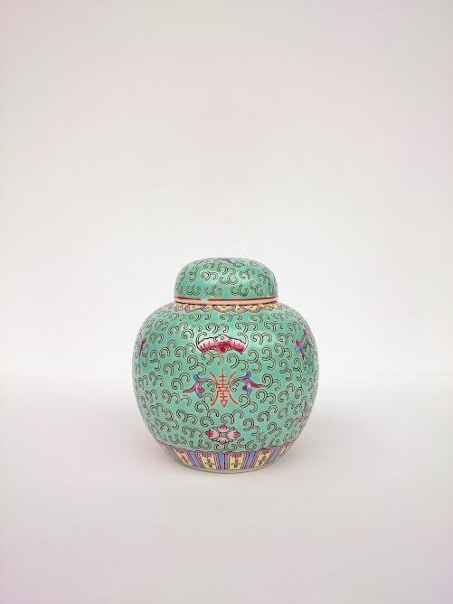 代引き手数料無料 ヴィンテージ 景徳鎮 壺 陶芸 - education.semel