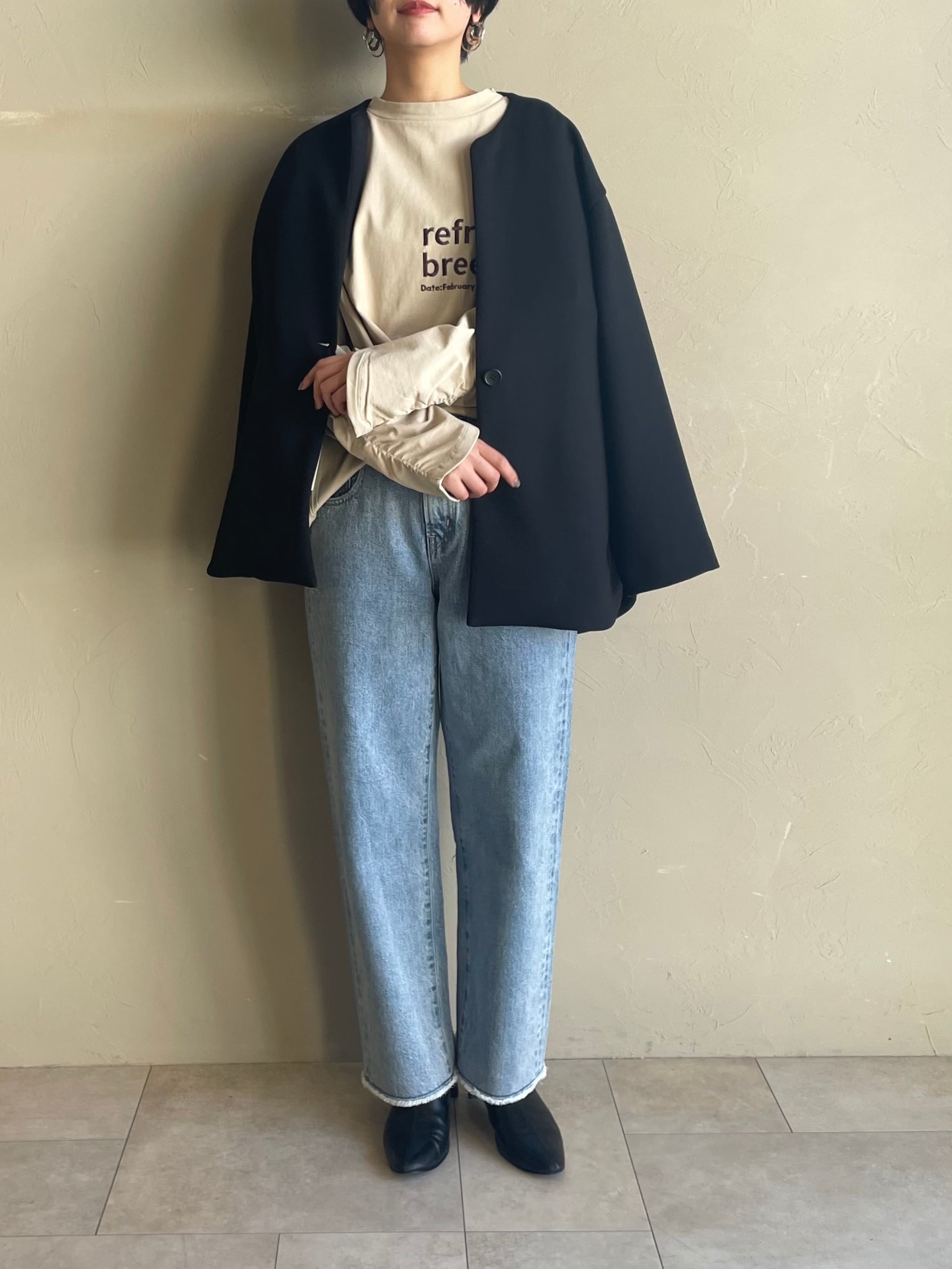 CLOCHE 】ダンボールノーカラージャケット | valance 福井｜レディース