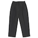 Stretch Polyester Twill Easy Slacks　Charcoal Black