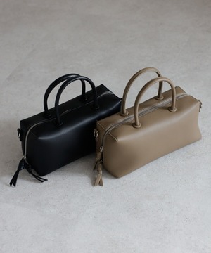 【牛革】ボックスハンドバッグ【e-70080】.