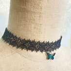 蝶レースチョーカー(通販限定価格)