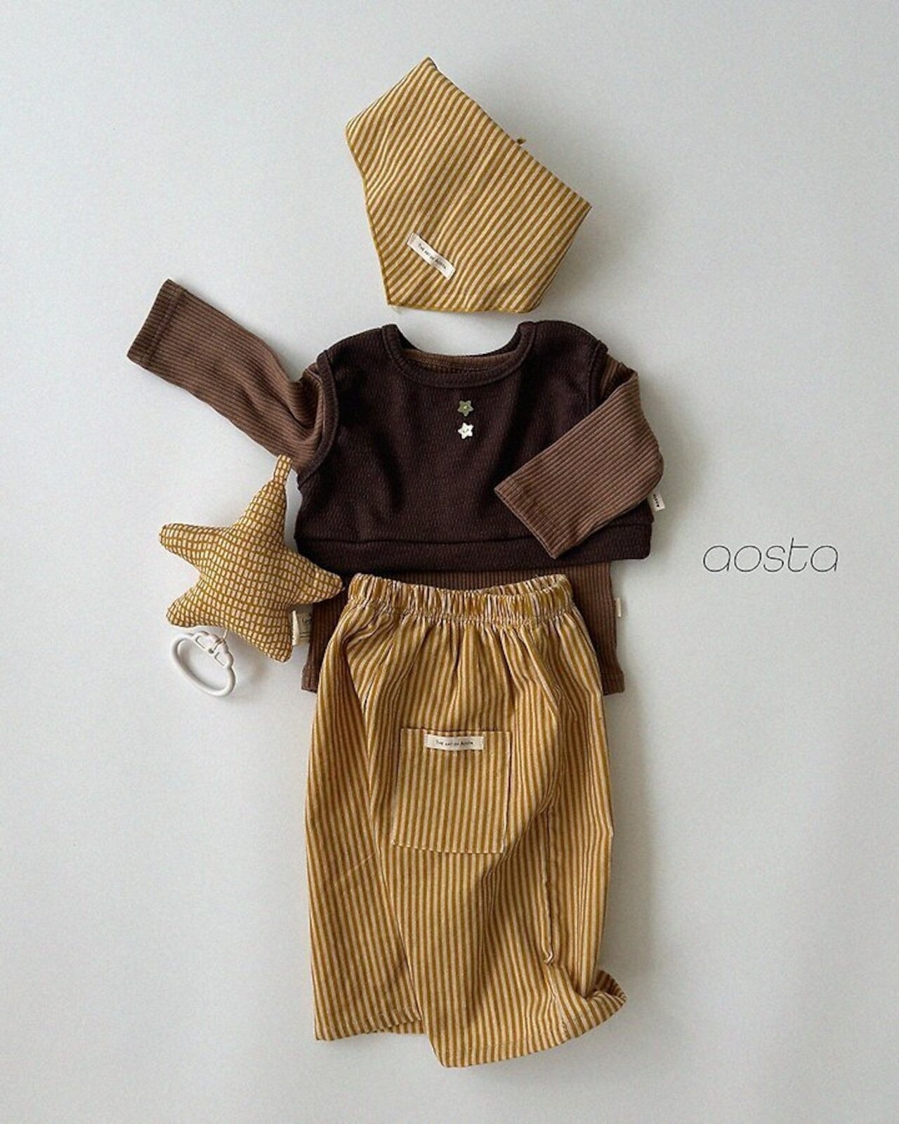 韓国子供服 / 26Autumn / Aosta / バターTシャツ / 秋服 *S~XXL*