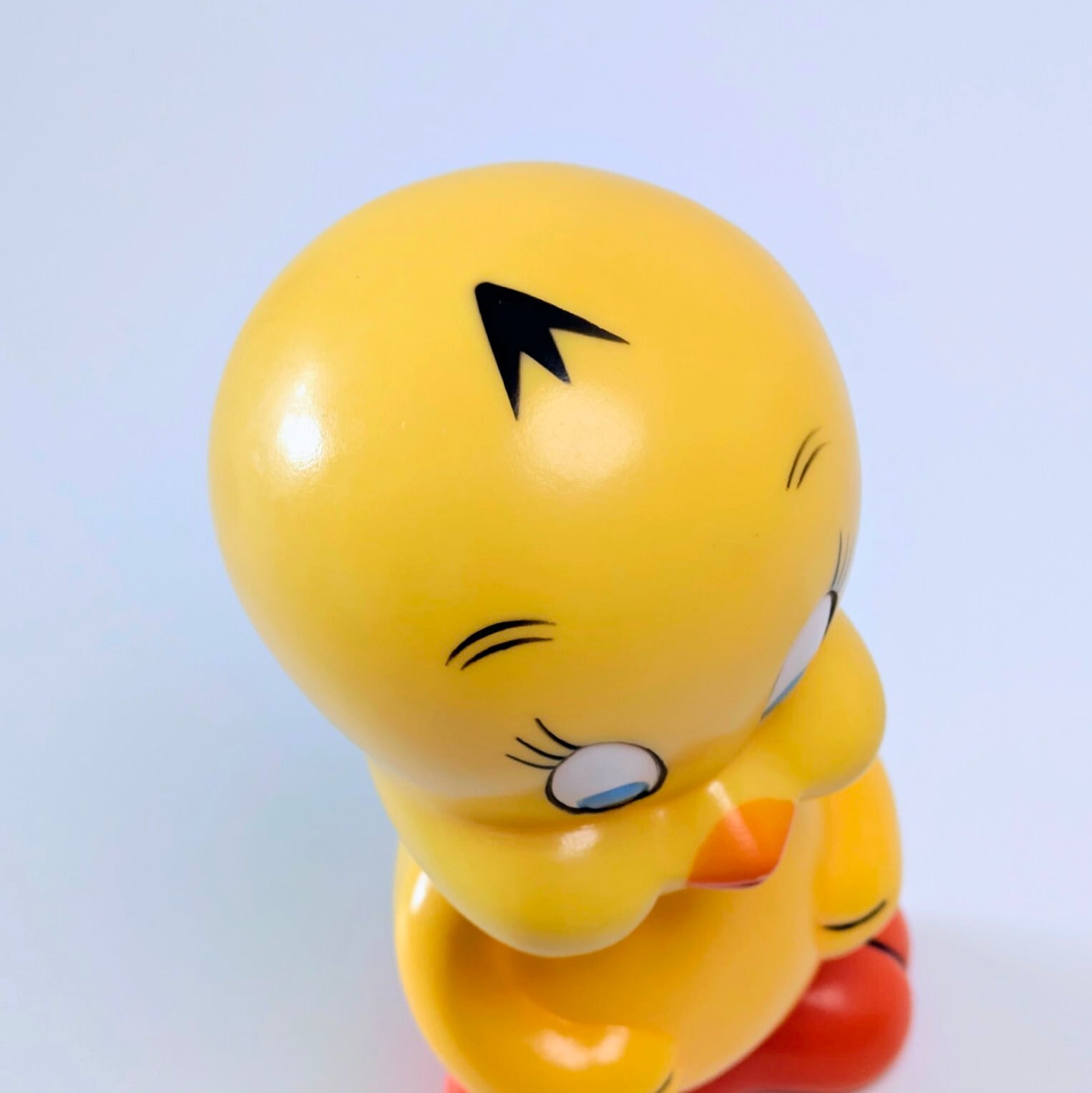 ☆VINTAGE 1976☆【 Looney Tunes / ルーニーテューンズ 】デーキン トゥイーティー ソフビバンク / ソフビ貯金箱〚アメリカン雑貨 アメトイ〛