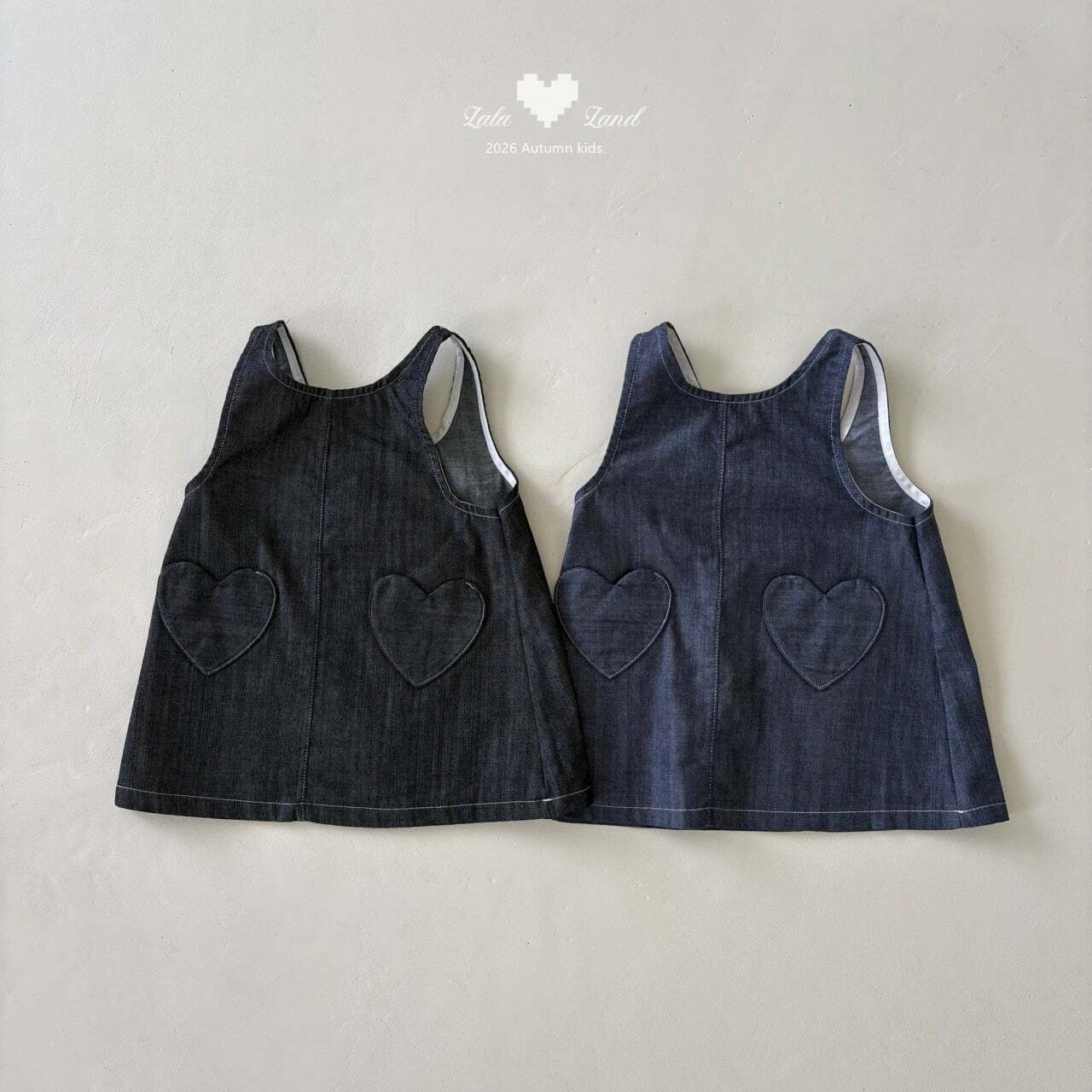 【予約】LALA LAND Heart pocket dress