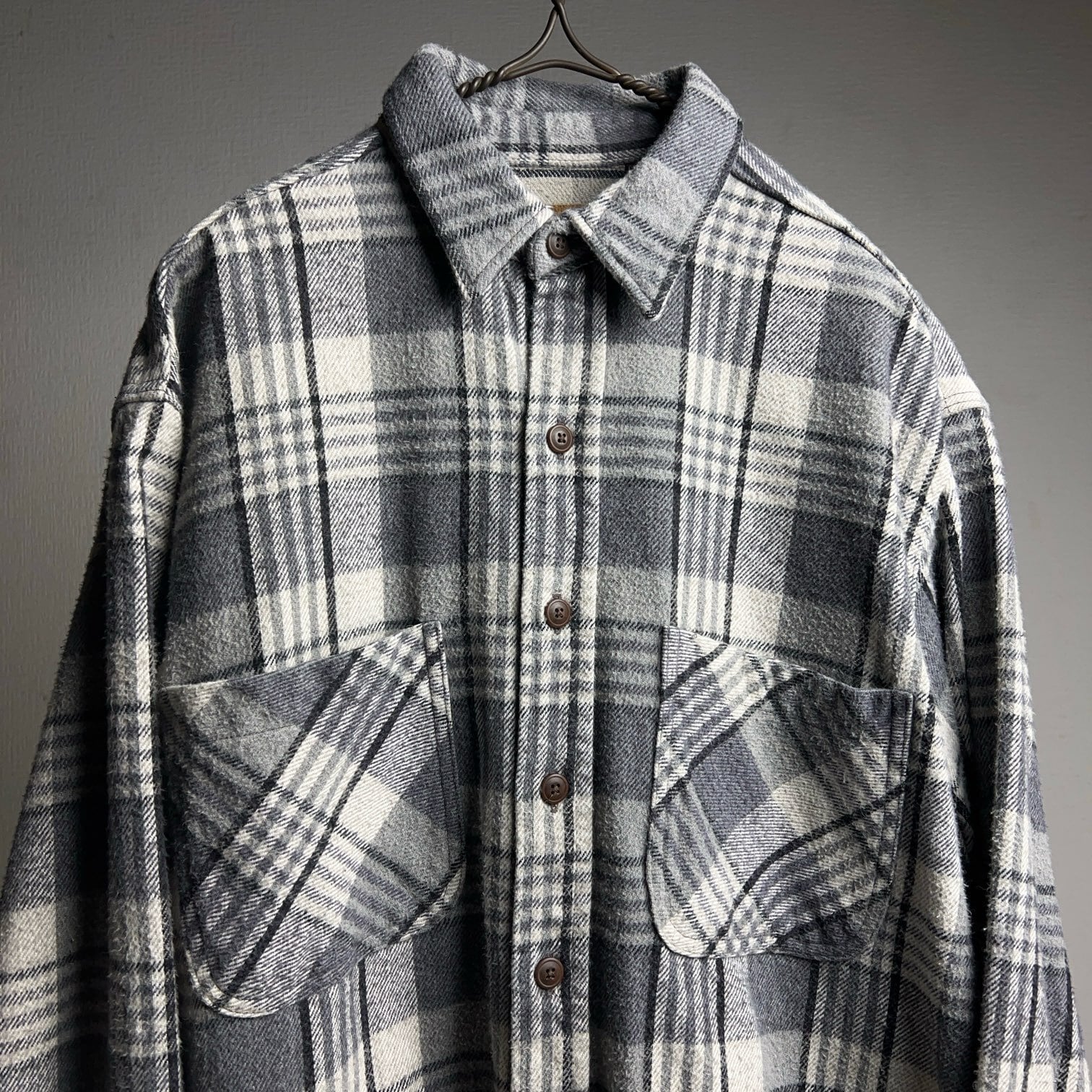 90's~00's STJOHN'SBAY Plaid Heavy Flannel Shirt 90年代 00年代