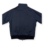 VERSACE JEANS COUTURE ヴェルサーチ ジーンズ 袖ライン入り トラックジャケット風 中綿 ジャケット サイズ M /ネイビー/イタリア製