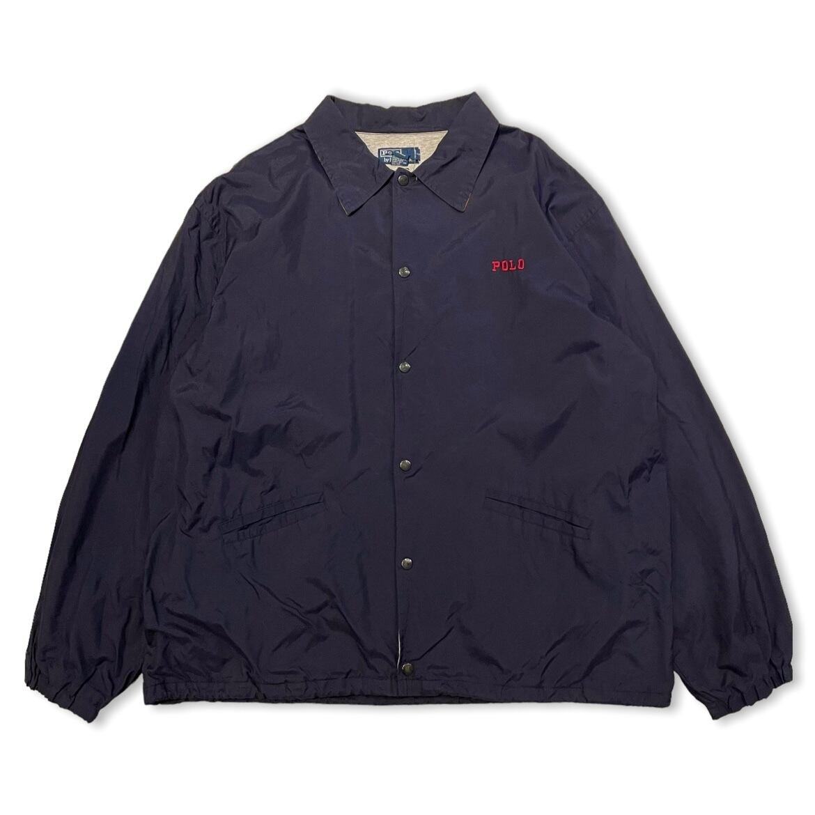 Ralph Lauren(ラルフローレン) Nylon Coach Jacket ナイロン コーチジャケット ネイビー / XXL