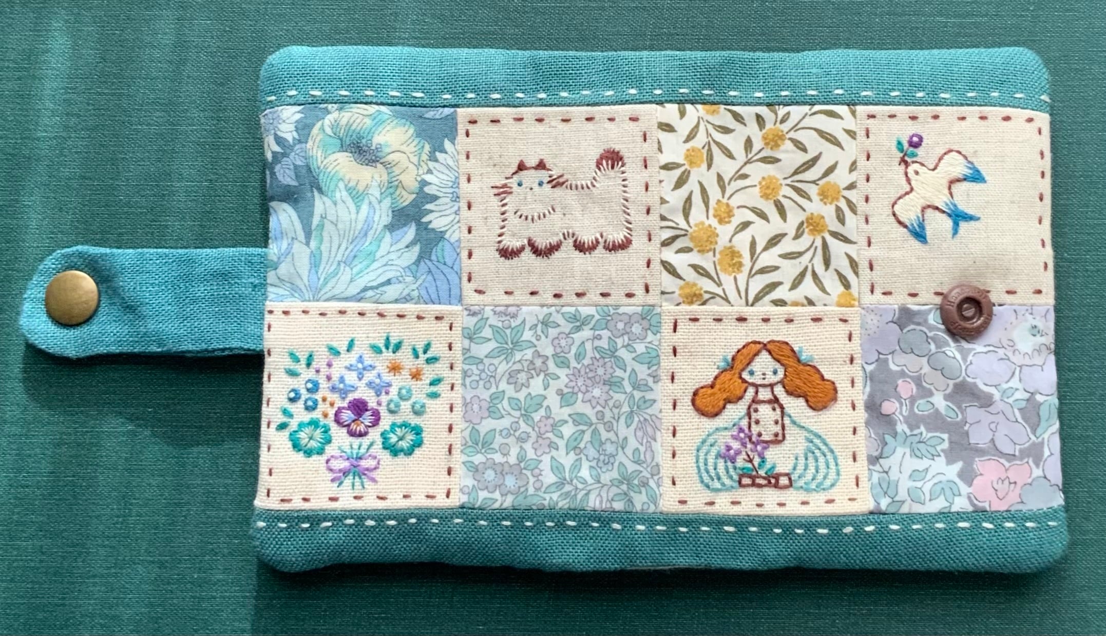 CAHIER刺繍教室　教室キット「カードケース」