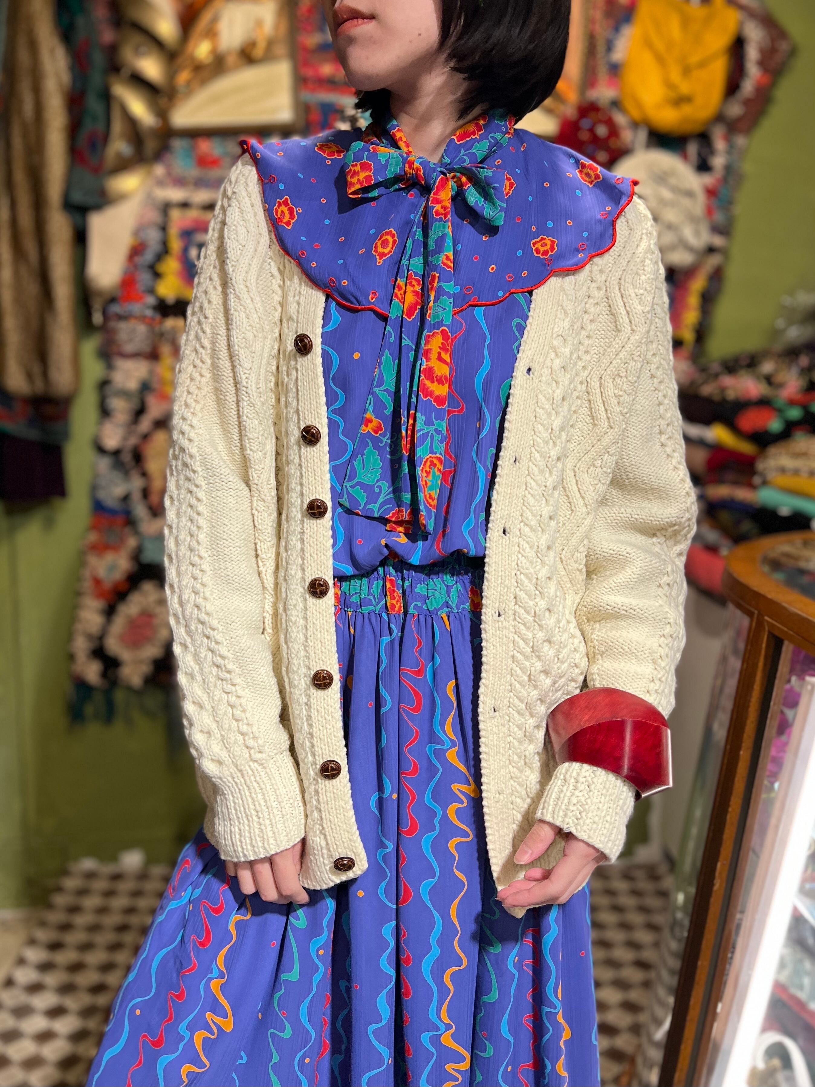 vintage knit cardigan ヴィンテージ ニットカーディガン www ...