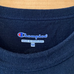 【Champion】 タンクトップ ノースリーブ 前後ワンポイント 刺繍ロゴ