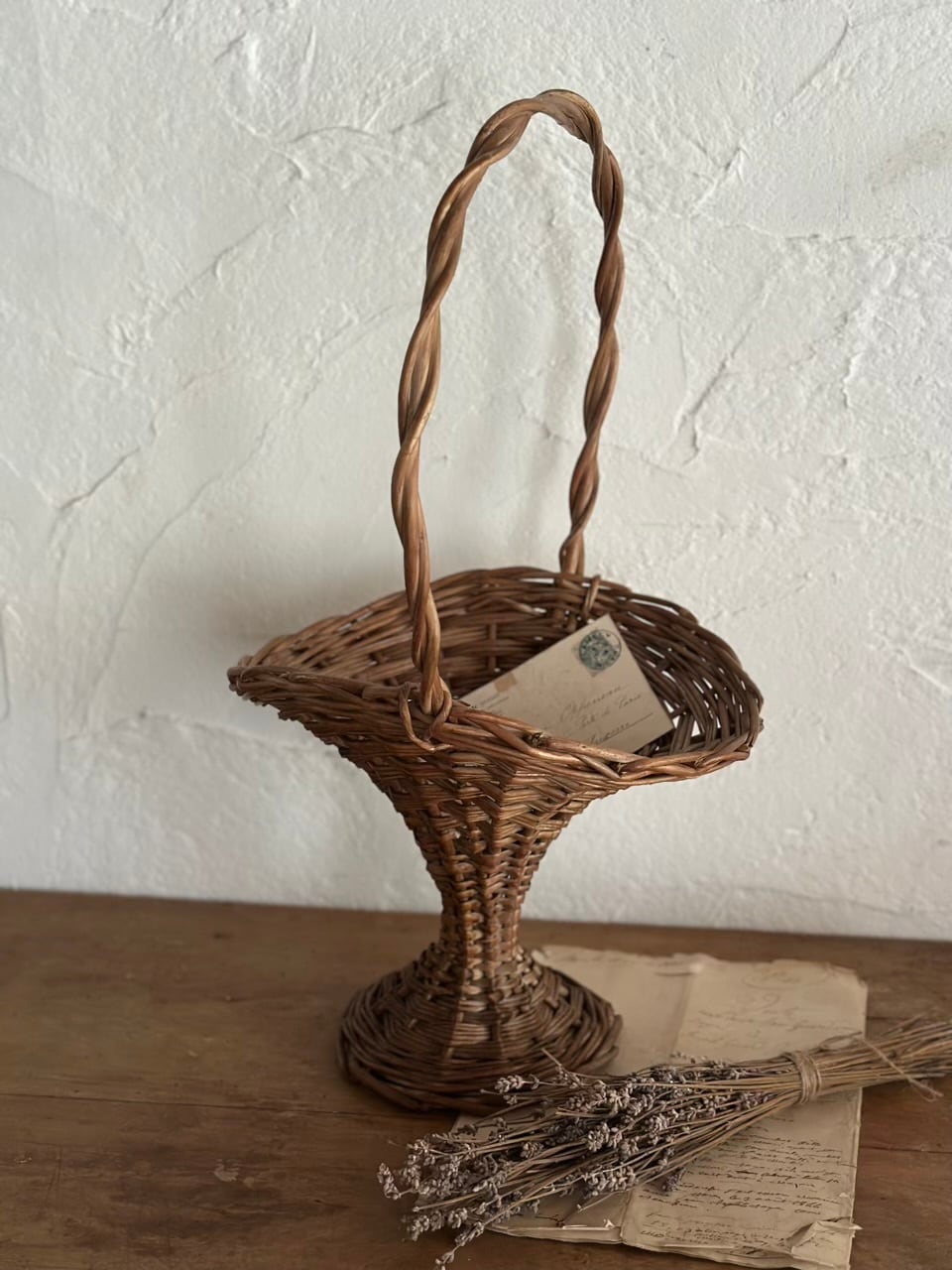 花摘みパニエ フラワーバスケット | Brocante de La Cocotte