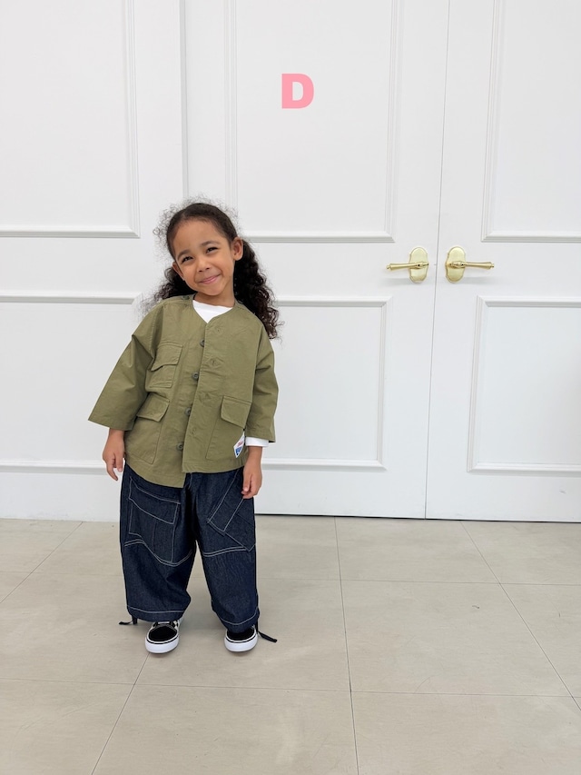 【取寄】dress monster|2way hood muffler jacket|2WAYフードマフラージャケット|S-JS(1-5号)|kids&jr|26 autumn