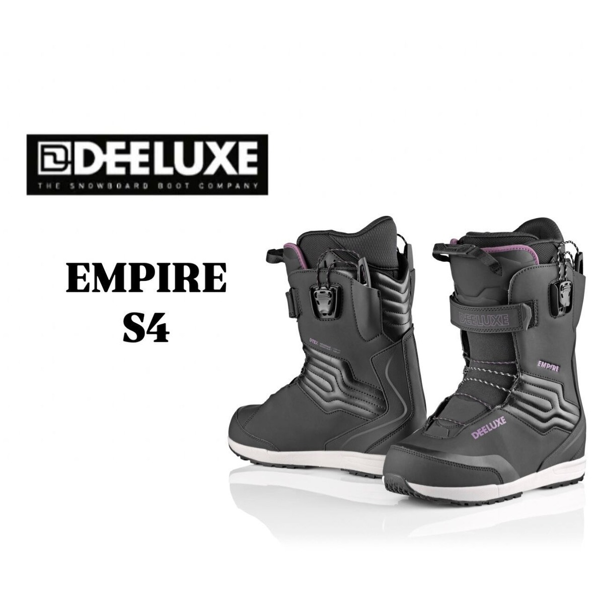 早期予約】25-26モデル. DEELUXE .『 EMPIRE S4 』. Hot Black 