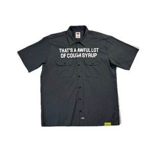 11239 ディッキーズ Dickes グレー 半袖ワークシャツ L