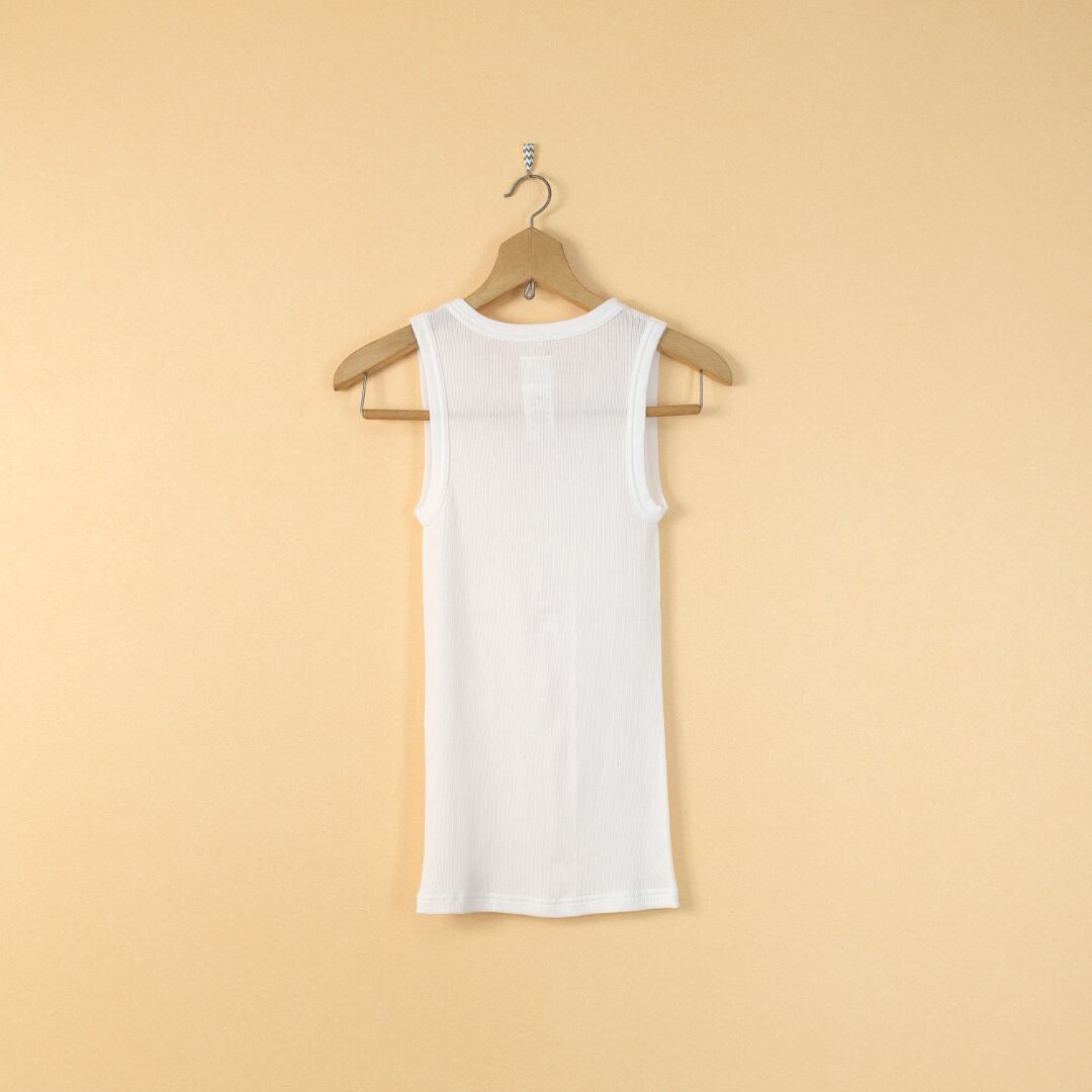 Gauze# ガーゼ G468 コットンカシミアテレコタンクトップ