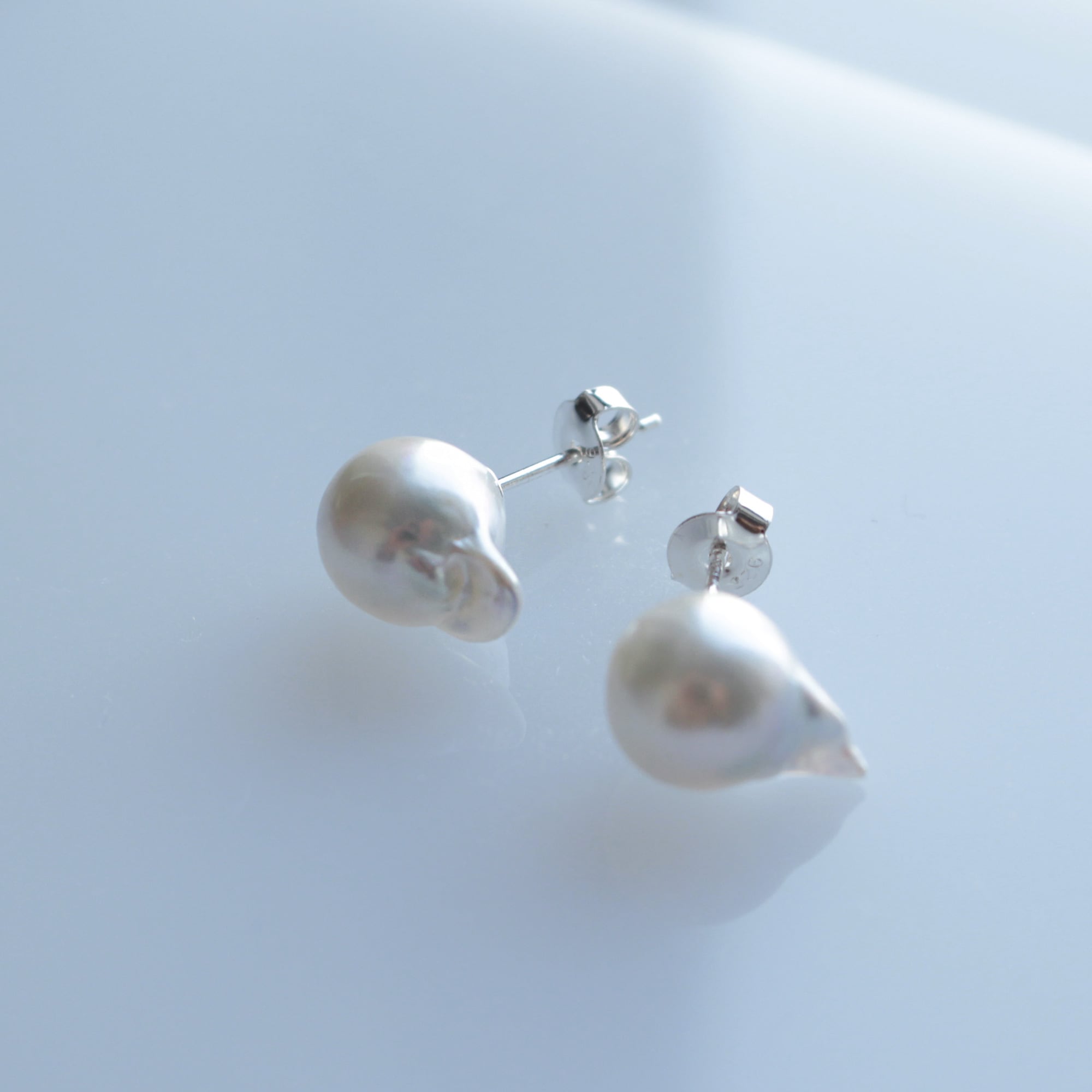 SV925 あこや真珠 バロック 9mmUP ナチュラルカラー（ホワイト）一粒