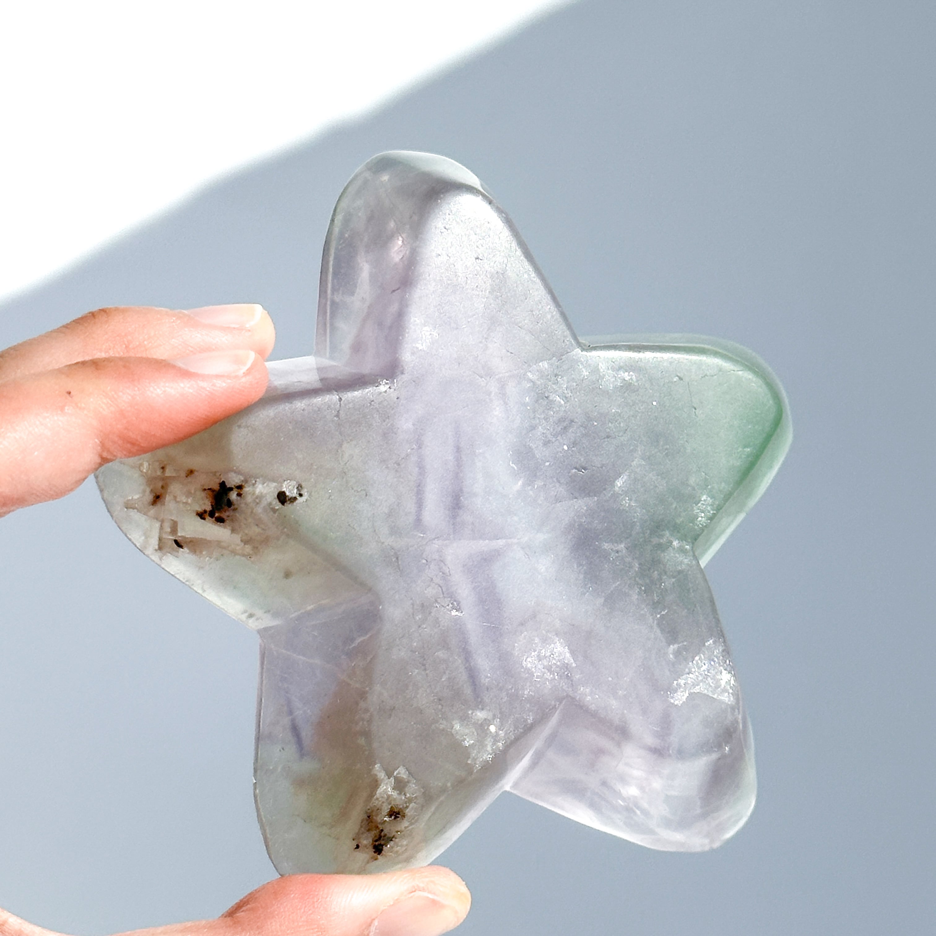レインボーフローライト星型のうつわ13◇ RainbowFluorite ◇天然石