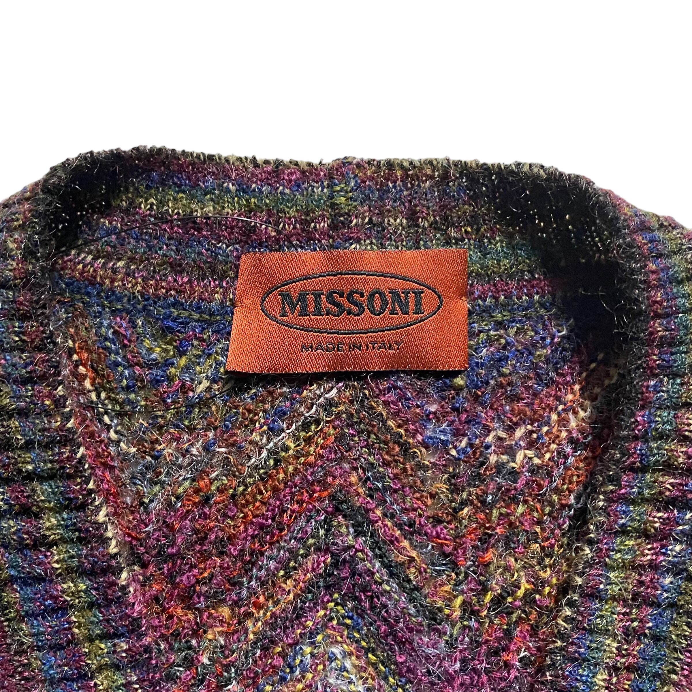 MISSONI mohair brend knit vest | NOIR ONLINE MISSONI mohair brend knit vest | NOIR ONLINE