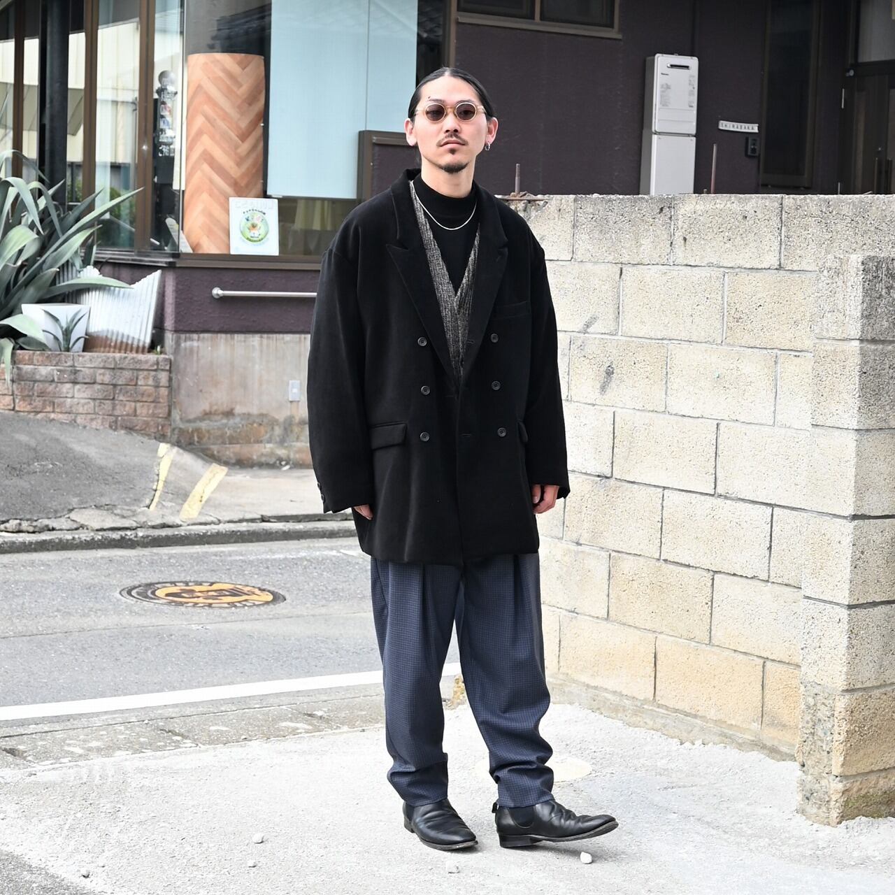 THE DAY / MOLESKIN DOUBLE BREASTED JACKET | GANKO