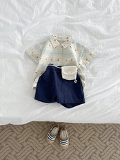 【取寄/韓国直送】minirobe 26/SM ツイル3分丈パンツ｜夏服｜韓国子供服