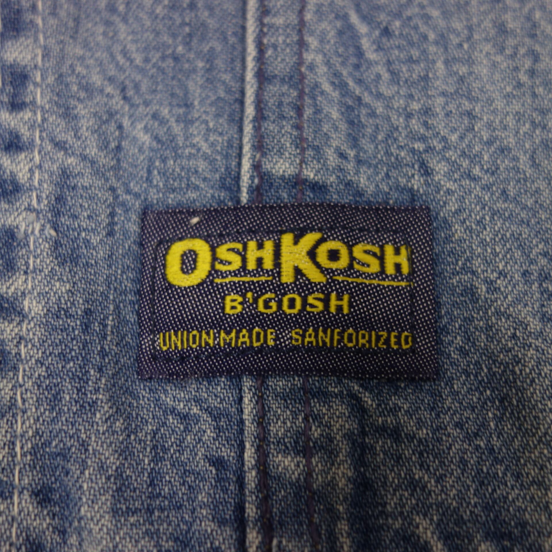 80s～ Vintage US古着☆OSHKOSH オシュコシュ オーバーオール デニム  