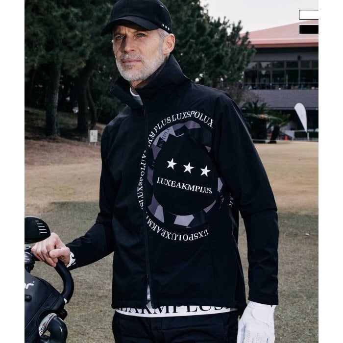 LUXEAKMPLUS サークルロゴウィンドブレーカー LUXEAKMPLUS リュクスエイケイエムプラス サークルロゴウィンド