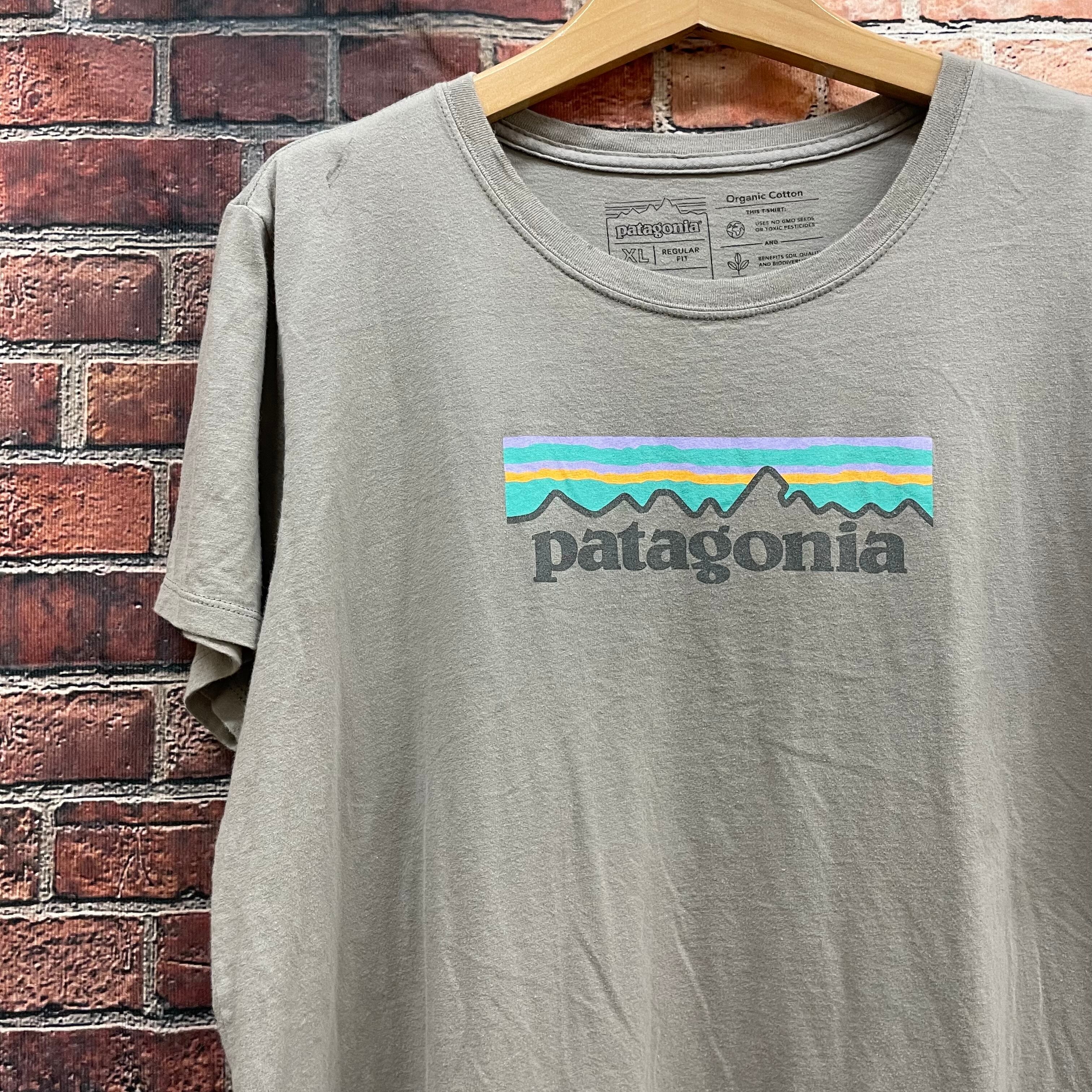 パタゴニア Patagonia Tシャツ 半袖 オーガニックコットン ベージュ XL