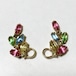 Vintage Multi Color Bijoux Earrings ①