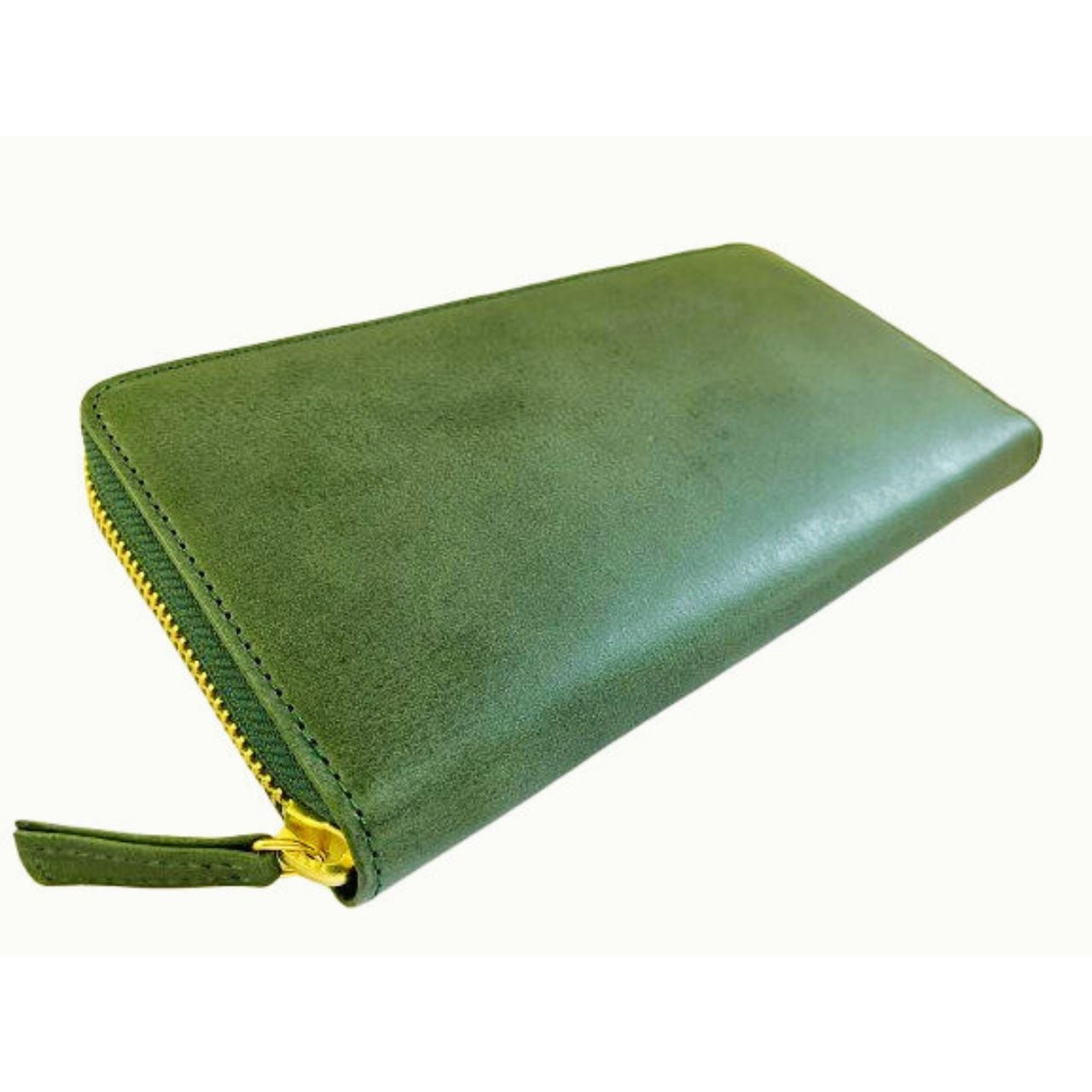 【未使用レベル】ソメスサドル 長財布 ブライドルレザー グリーン 104189 ブライドルレザーラウンド長財布 グリーン | takasago | 東京